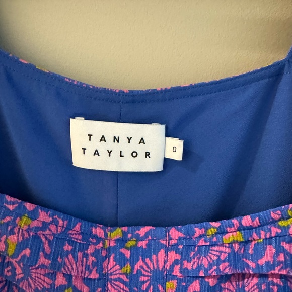 Tanya Taylor Yvette Confetti Print Smocked Mini Dress - Picture 4 of 9